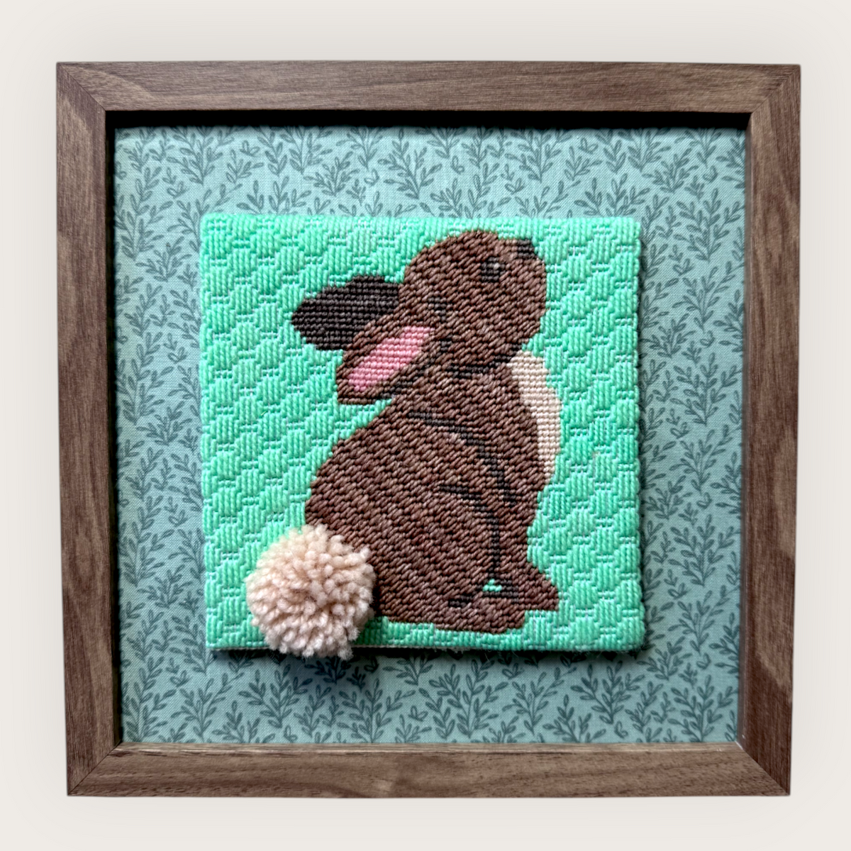 Hopeful Bunny Needlepoint Kit: Stitches, Techniques, and a Very Fluffy Tail