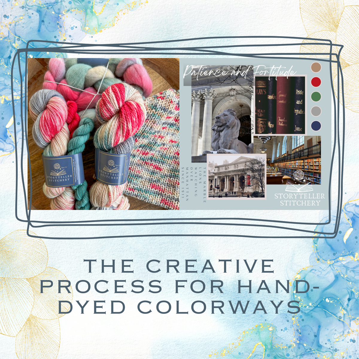 The Creative Process for Hand-Dyed Colorways
