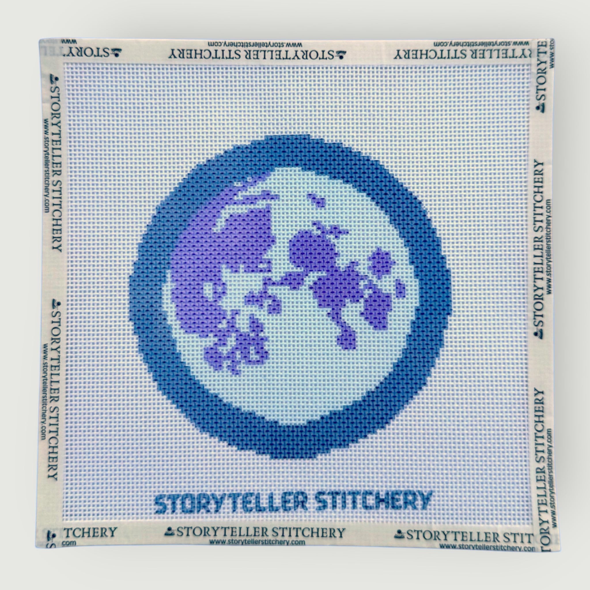 Full Moon Rising Needlepoint Canvas — 13-ct Printed Canvas