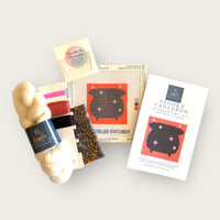 Cauldron Mini Needlepoint Kit — 13-ct Printed Canvas, Hand-Dyed Wool-Silk Thread