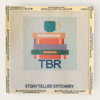 TBR List Needlepoint Canvas — 13-ct Printed Canvas