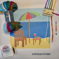 Beach Reads — Modern Needlepoint Kit (Large Design)
