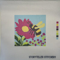 Bee & Bloom — Modern Needlepoint Kit (Small Design)