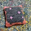 Spooky Cauldron Mini Needlepoint Kit – Wool-Stuffed Ornament or Pincushion