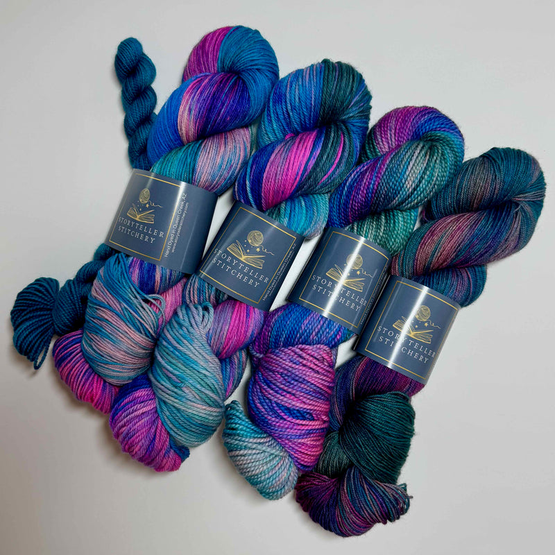 Cerulean Sea Hand-Dyed Yarn (Inspired by The House in the Cerulean Sea)