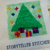 Christmas Tree Mini Needlepoint Kit – Wool-Stuffed Ornament or Pincushion