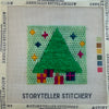 Christmas Tree Mini Needlepoint Kit – Wool-Stuffed Ornament or Pincushion