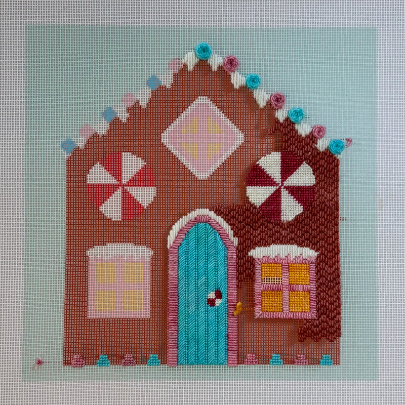Gingerbread House – Large Needlepoint Kit (Limited Holiday Release)