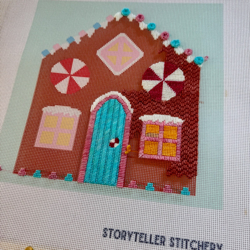Gingerbread House – Large Needlepoint Kit (Limited Holiday Release)
