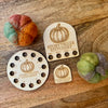 Pumpkin Stitching Bundle – Thread Organizer + Needle Minder