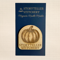 Pumpkin Needle Minder – Autumn Stitching Accessory