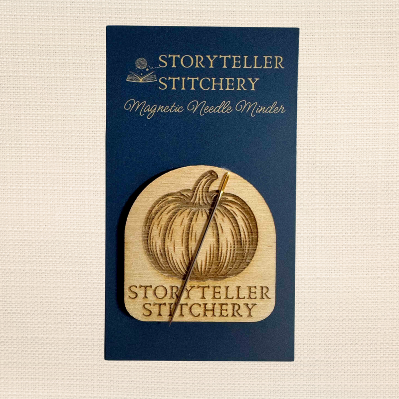 Pumpkin Needle Minder – Autumn Stitching Accessory