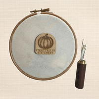 Pumpkin Needle Minder – Autumn Stitching Accessory