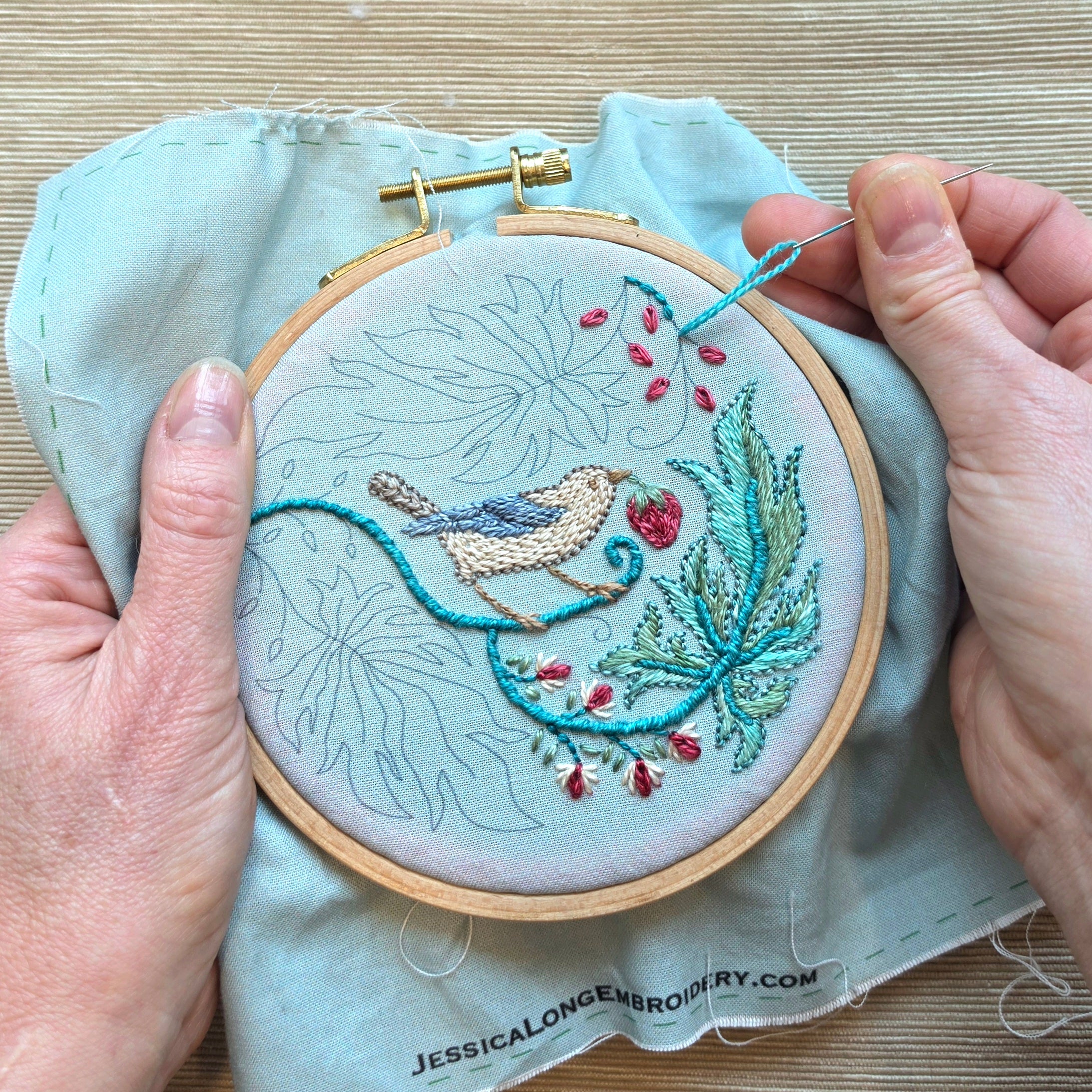Song of the Garden Bandit Embroidery Kit (Jessica Long Collaboration)