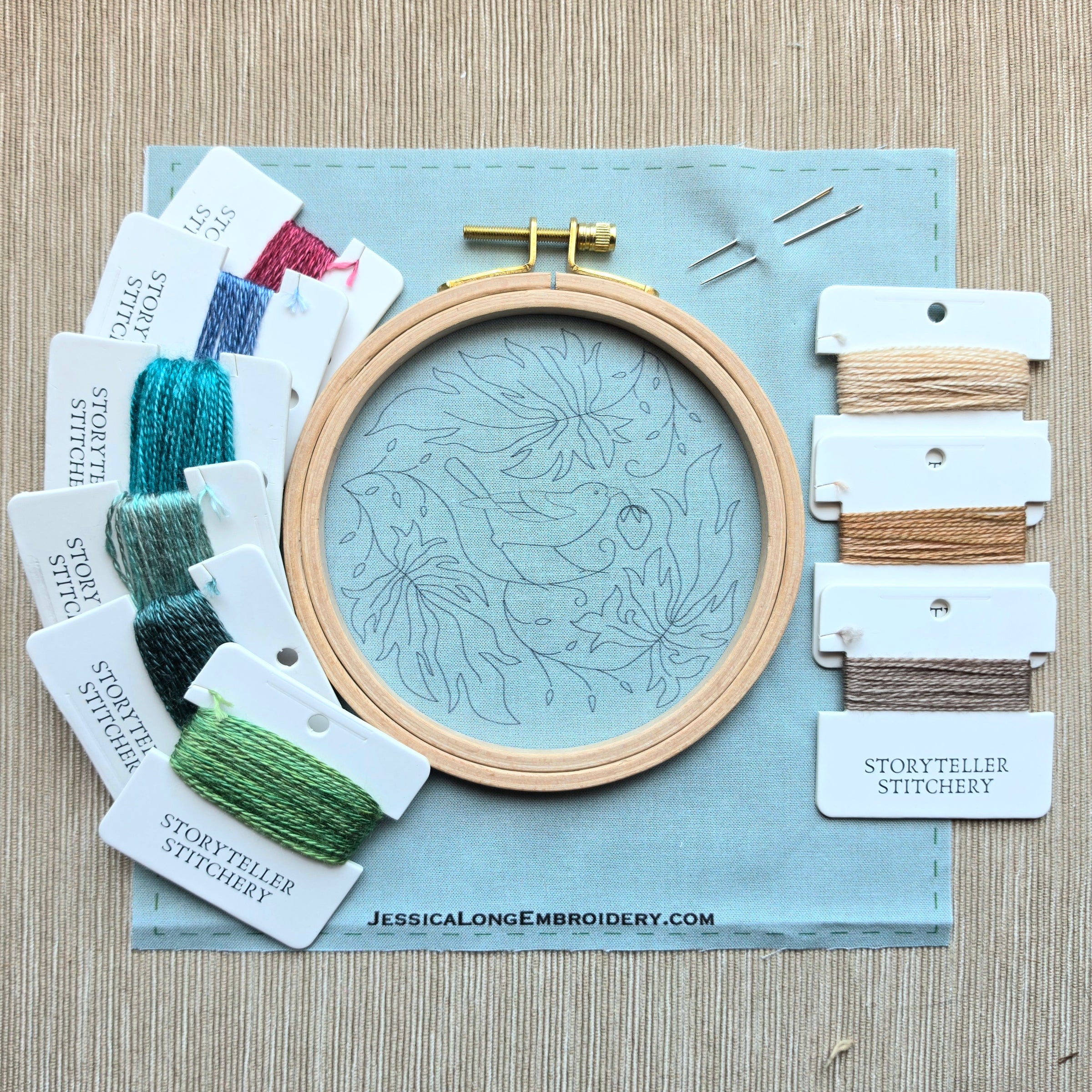 Song of the Garden Bandit Embroidery Kit (Jessica Long Collaboration)
