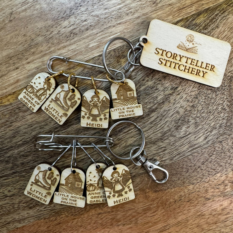 Stitch Markers | Cozy Hearthside Stories