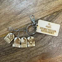 Stitch Markers | Cozy Hearthside Stories